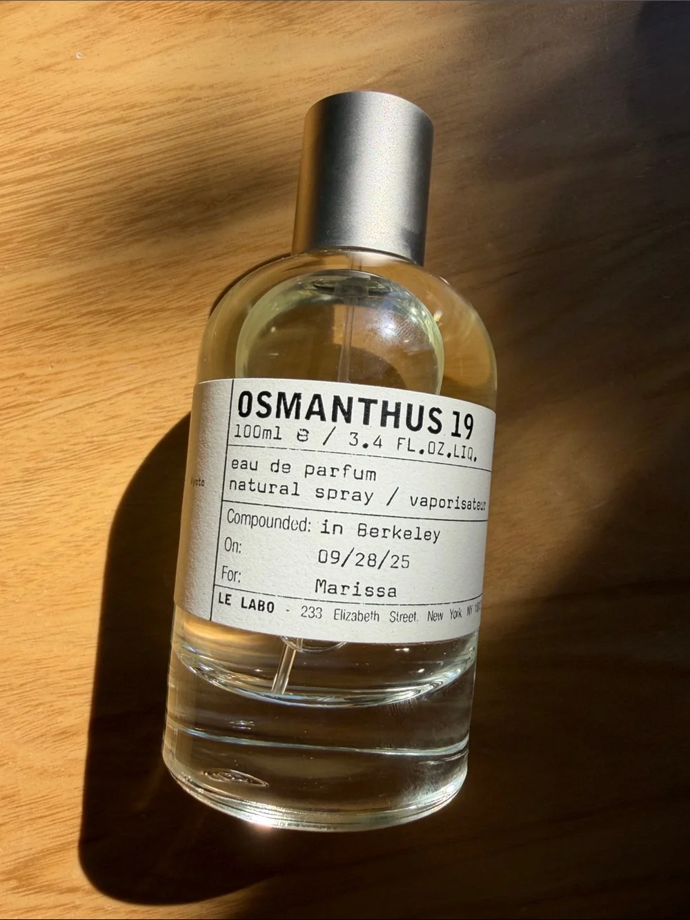 Le Labo Osmanthus 19 city exclusive Tokyo